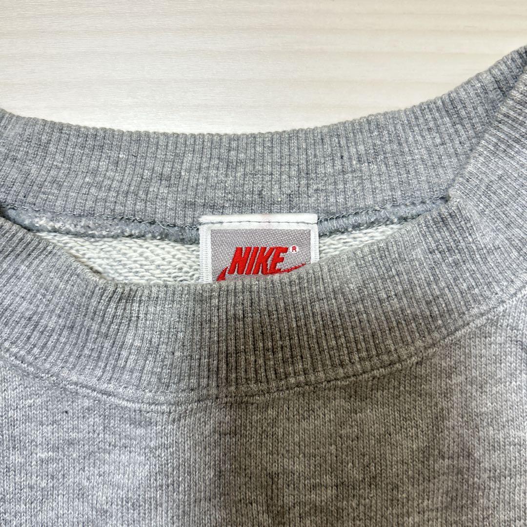 90s NIKE ナイキ スウェット トレーナー ナイキスウォッシュ グレー M