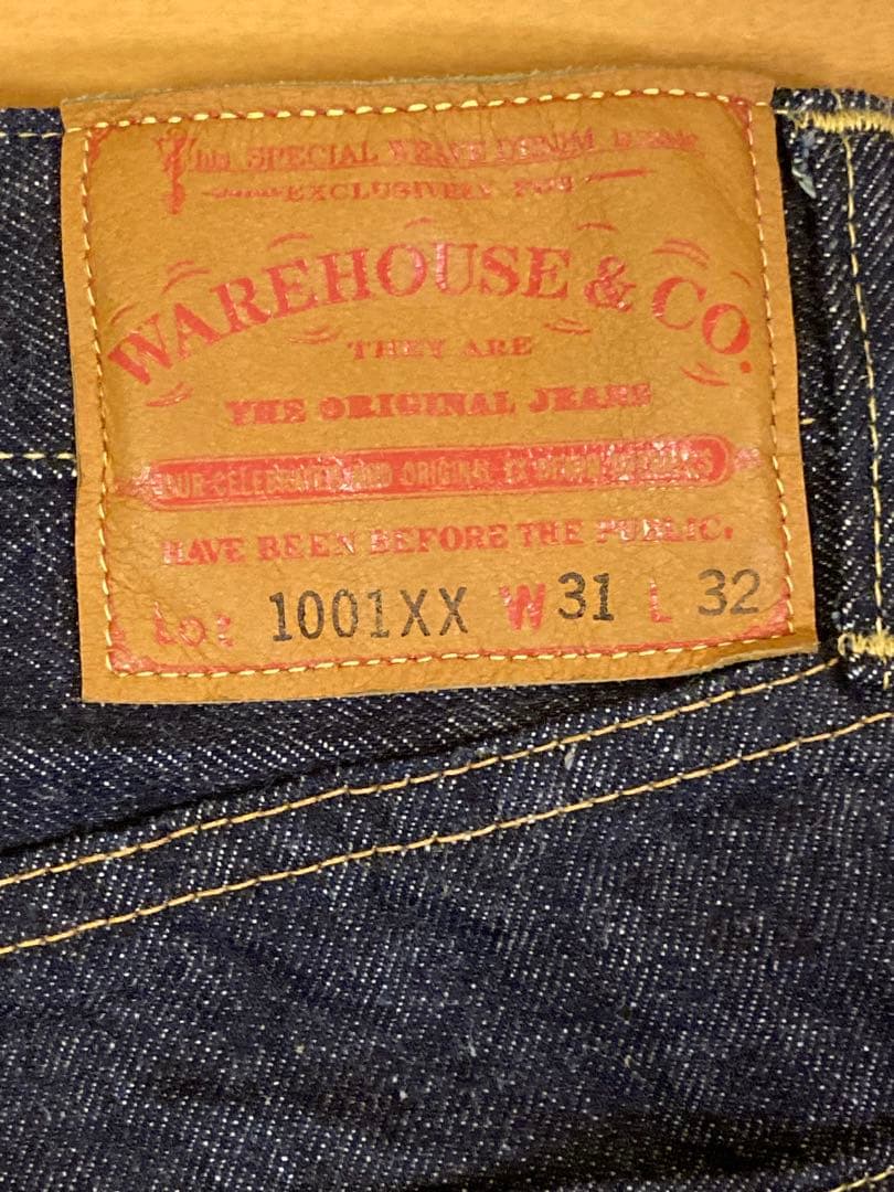 【新品未使用】WAREHOUSE 1001XX デニム ジーンズ 31インチ