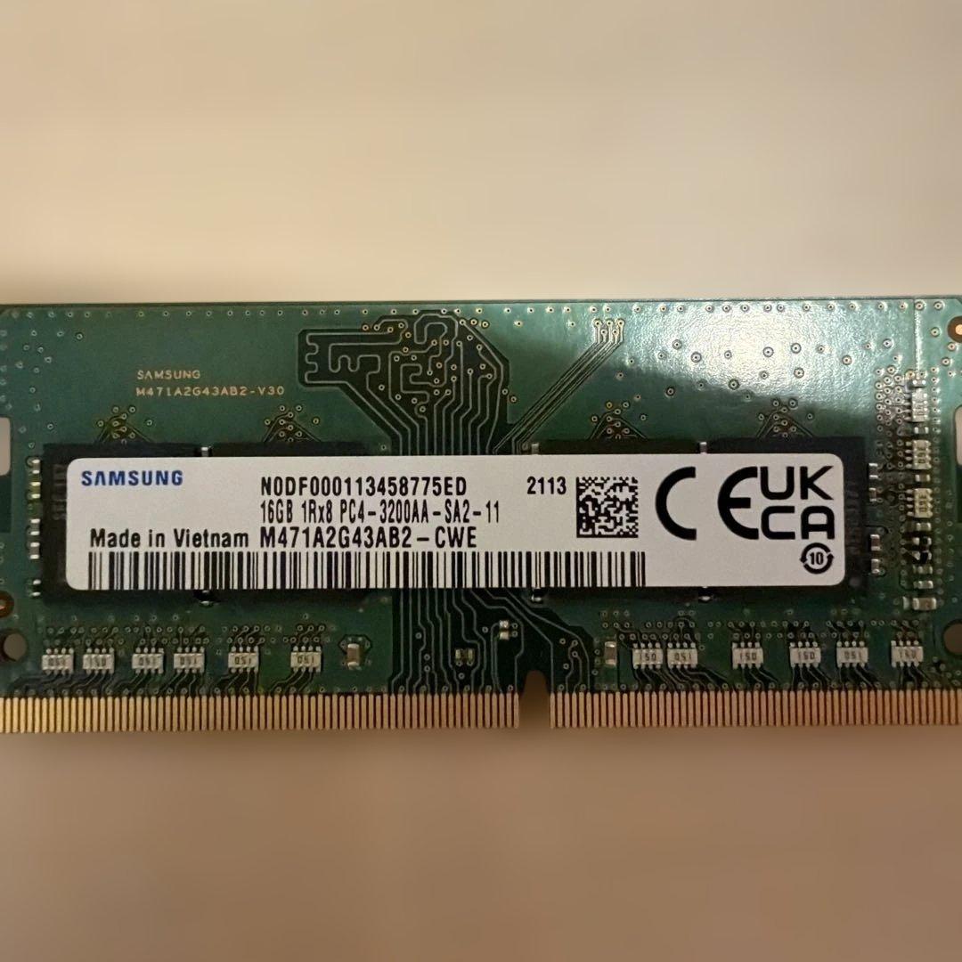 PC メモリ　16GB 2枚セット　32GB