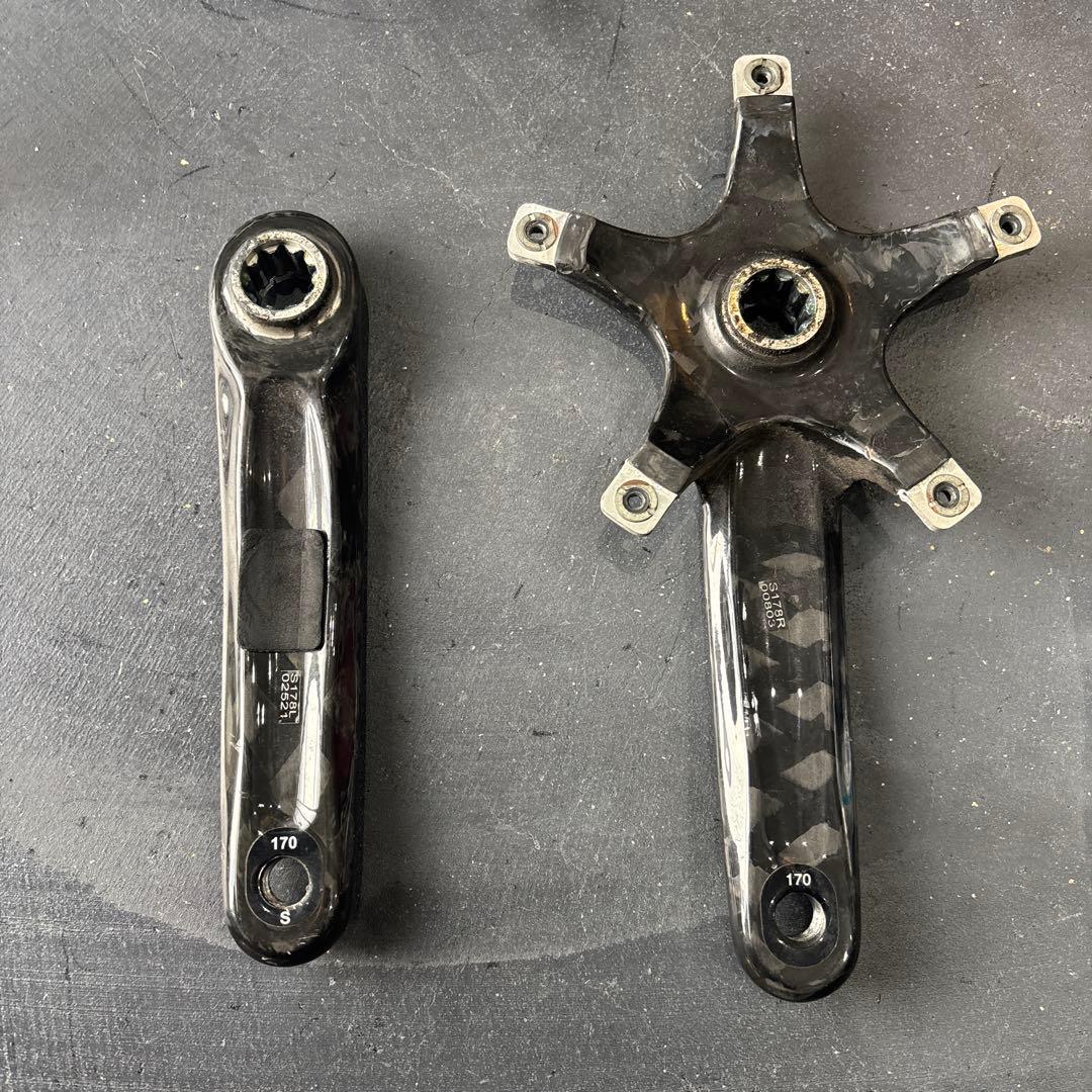 李*様 FSA カーボントラック クランクセット170 ピスト　美品