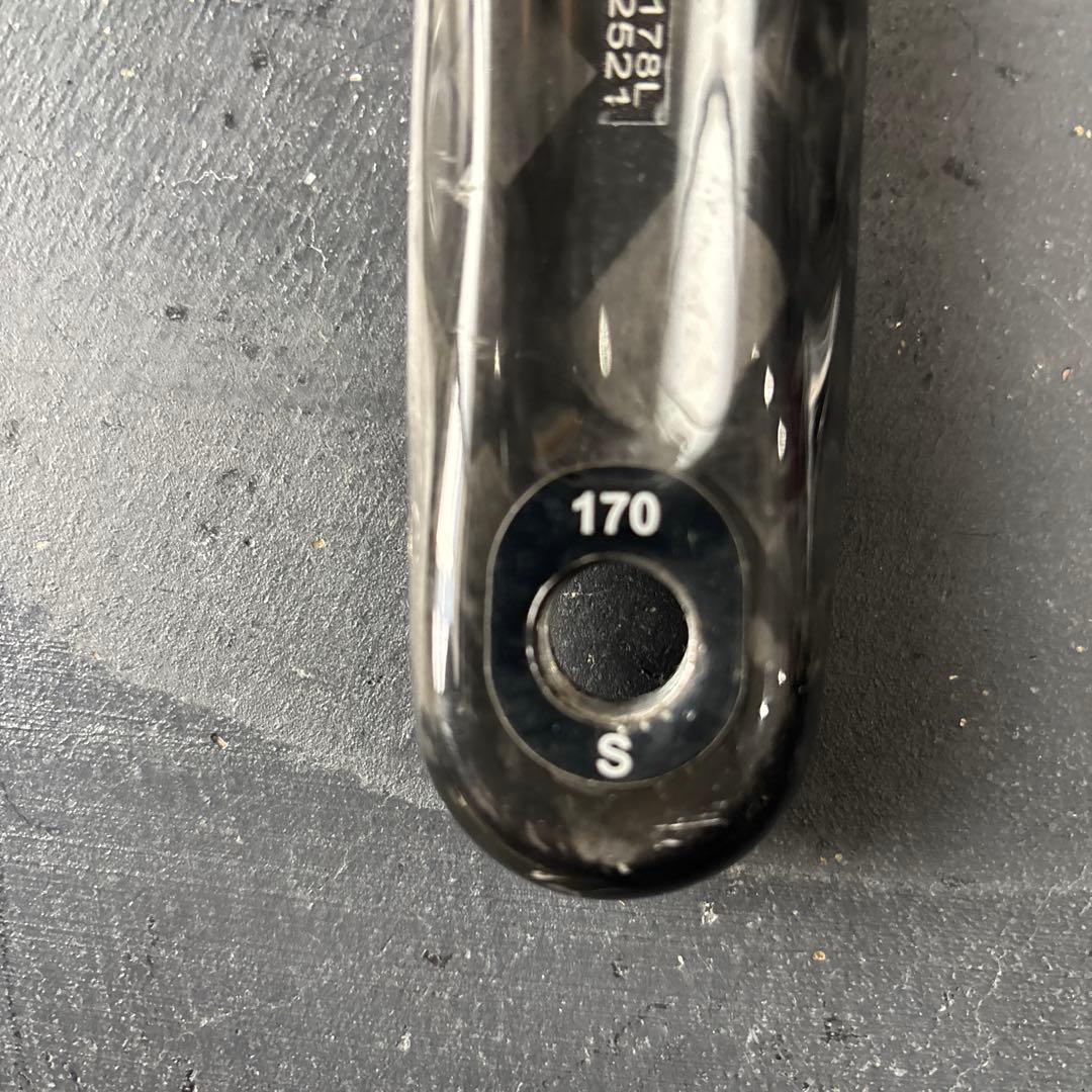李*様 FSA カーボントラック クランクセット170 ピスト　美品