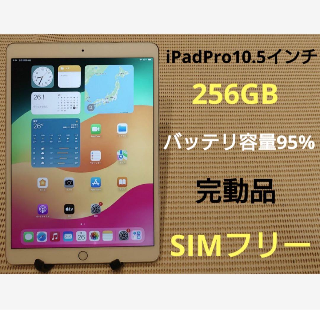 完動品SIMフリーiPad Pro第2世代10.5インチ本体256GB送料込