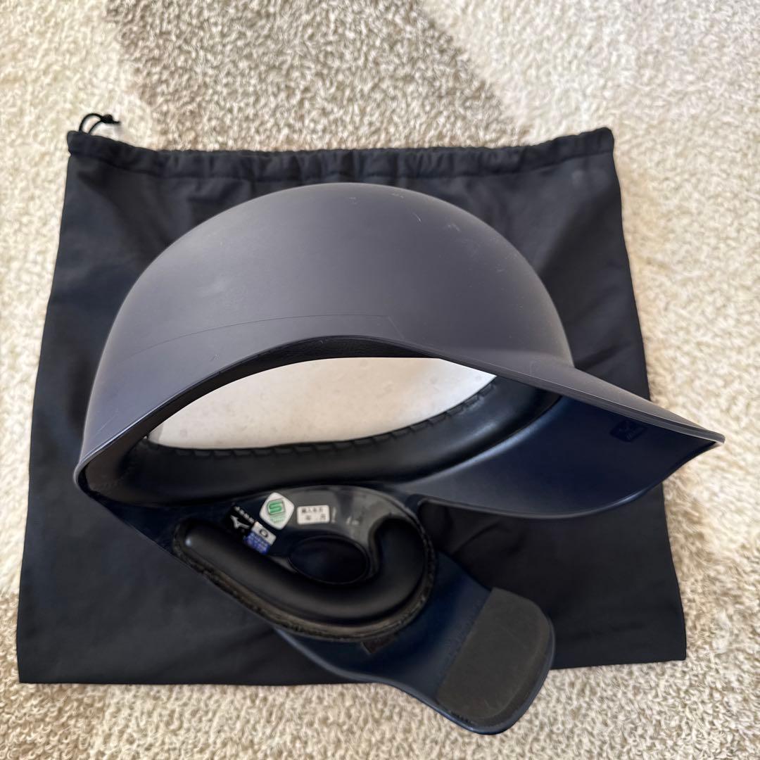 【軟式/右打者用】艶消し片耳ヘルメットC-FLAP付き