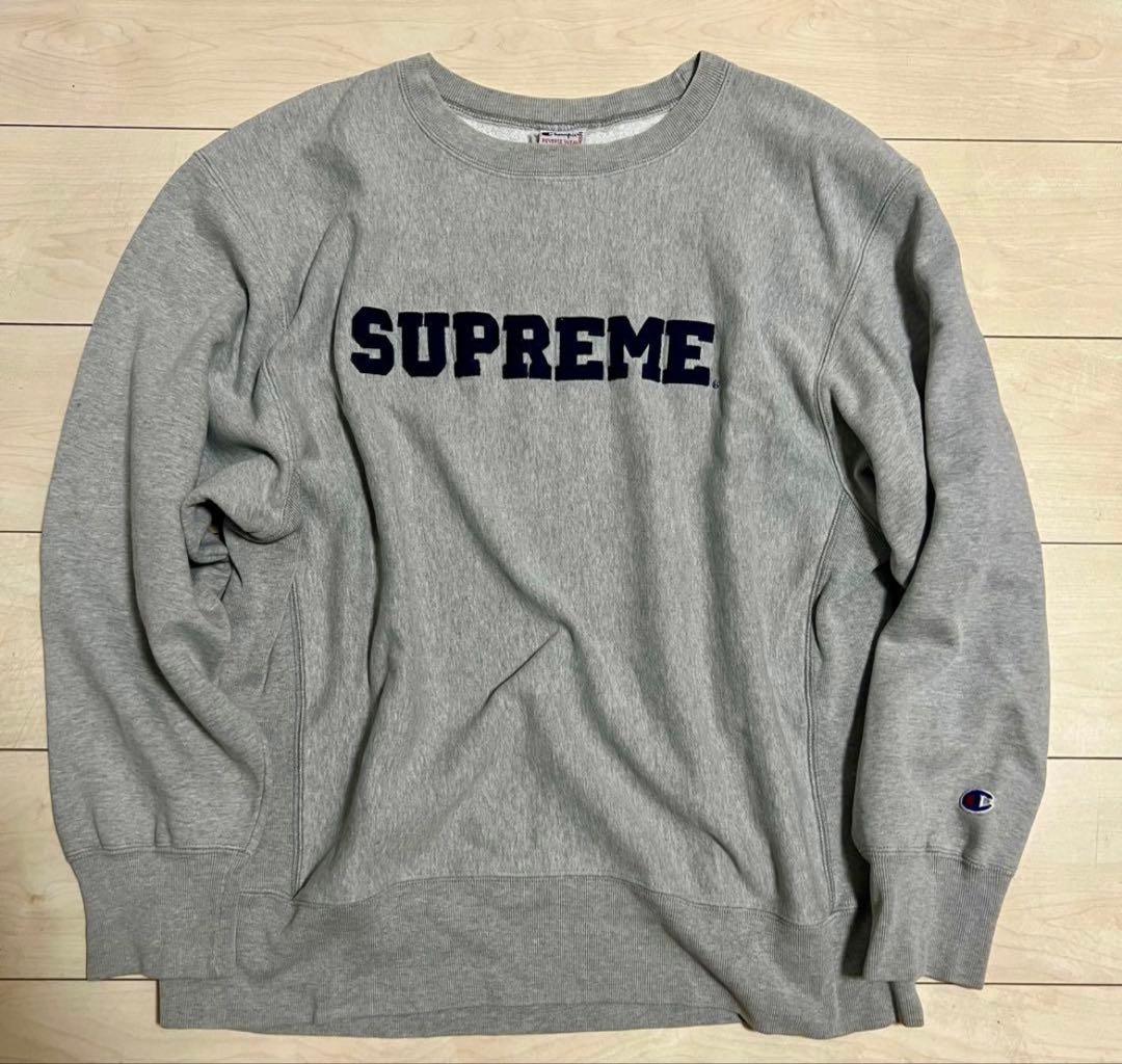 Old supreme スウェット　CHAMPION リバースウィーブ