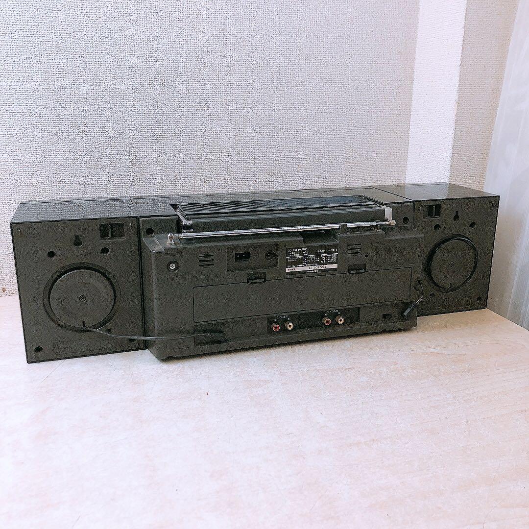 あ*し様 通電OK シャープ ラジカセ レトロ 当時物 QT88MKII SHA