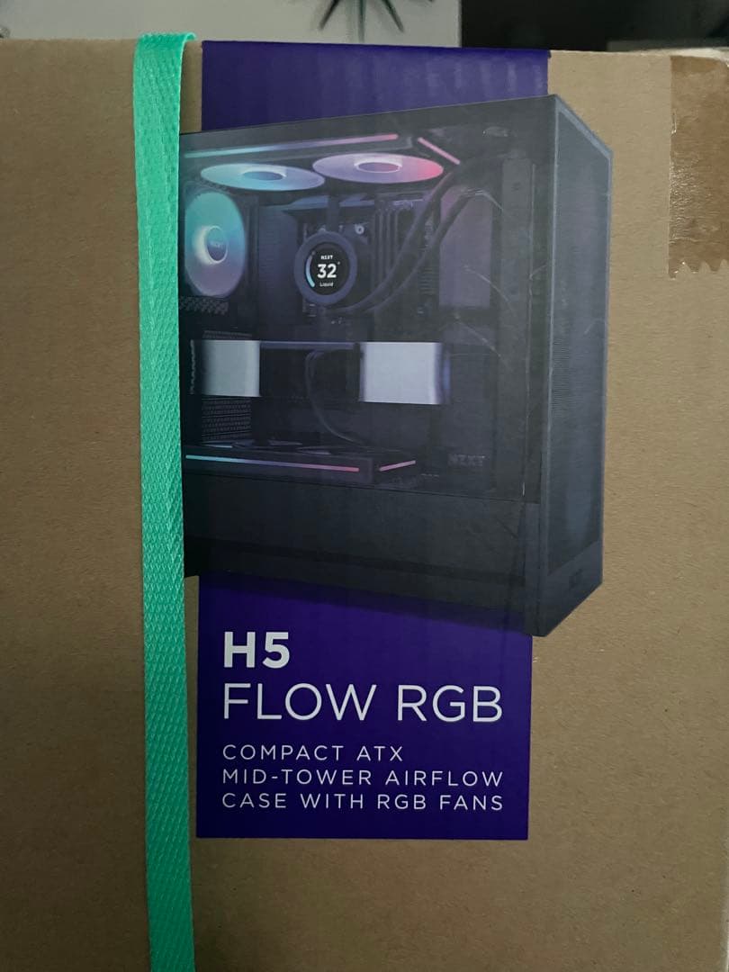 新品未開封 NZXT H5 Flow RGB BLACK CC-H52FB-R1