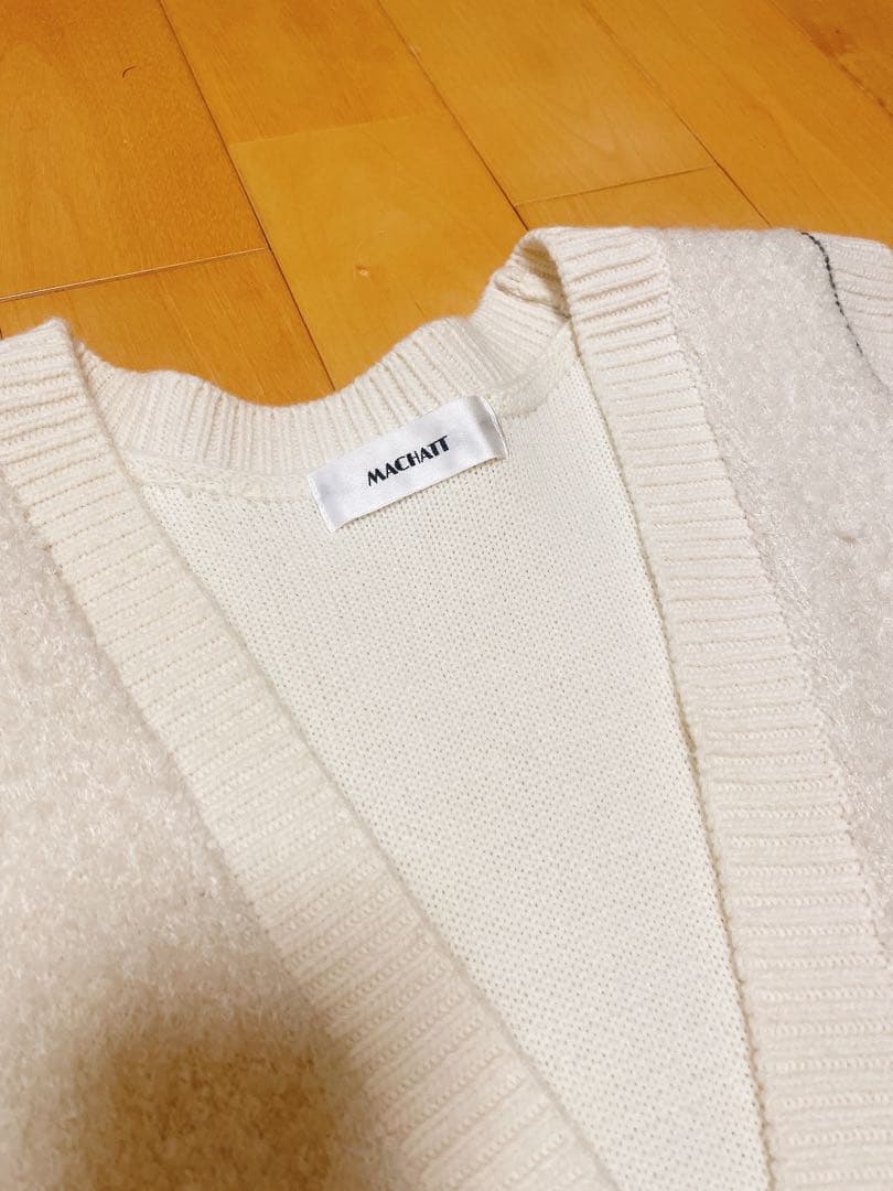 machatt マチャット　サイドボタンニットベスト
