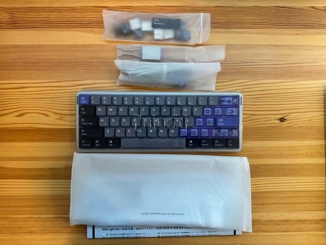 キーボード nuphy Air 60 HE jade pro + NuFolio V3