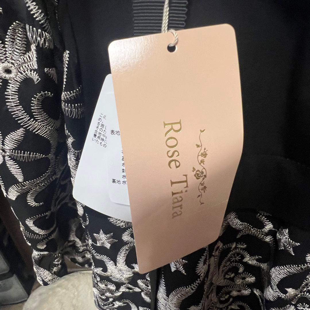 ローズティアラ　カットワーク刺繍　コンビ　チュニックサイズ46