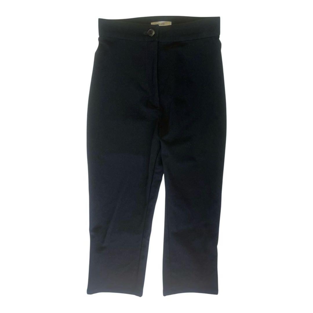 CLANE カプリパンツ　リブ