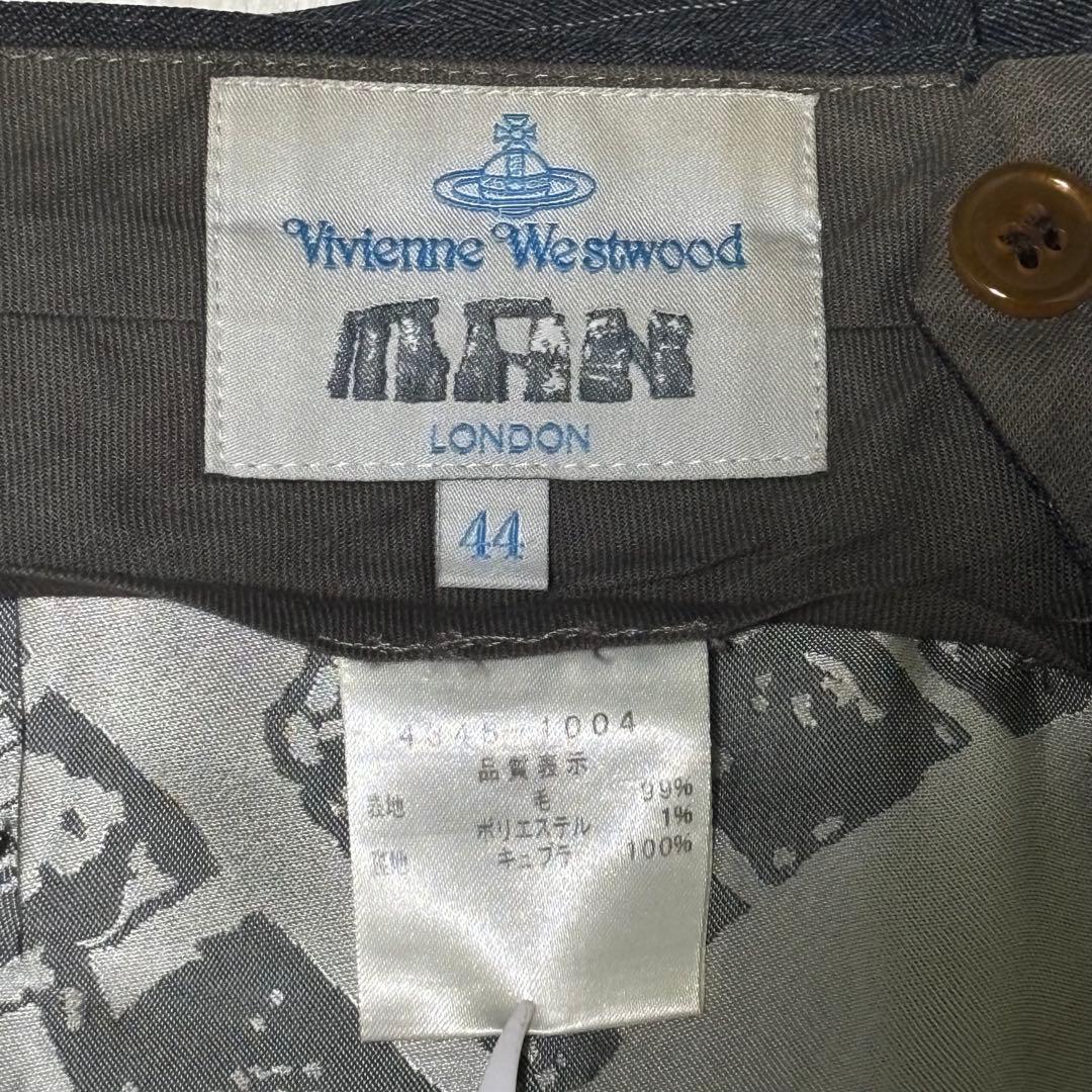 ヴィヴィアンウエストウッドマン　セットアップ　44 総柄　グレー　オーブボタン
