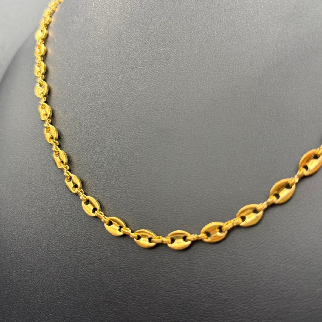 最高級 ヴィンテージ k18 ゴールド チェーン シンプル ネックレス 18金