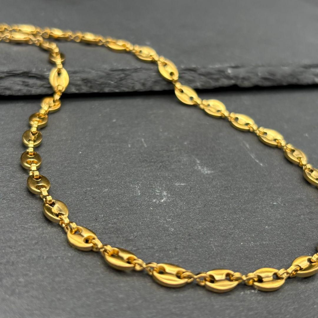 最高級 ヴィンテージ k18 ゴールド チェーン シンプル ネックレス 18金