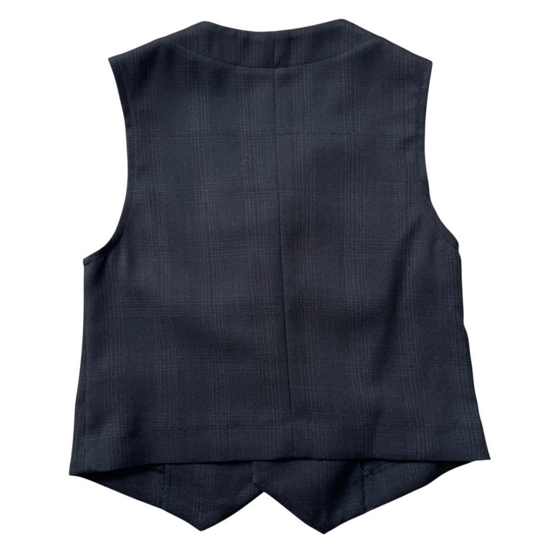 ワルツバイビームスデザイン　スリーピース　キッズフォーマル　120　チェック柄