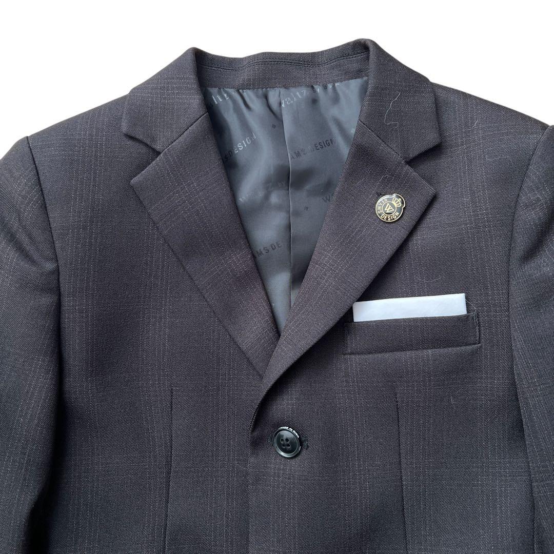 ワルツバイビームスデザイン　スリーピース　キッズフォーマル　120　チェック柄