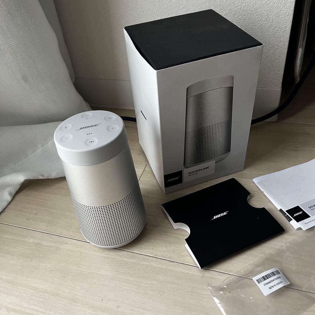 Bose SoundLink Revolve シルバー　説明書　箱付き