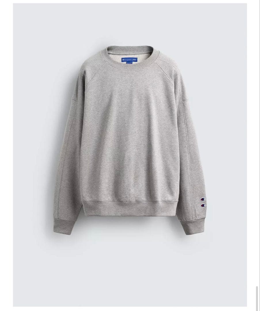 CHAMPION×ZARA パッチ クルーネック スウェット　サイズＳ