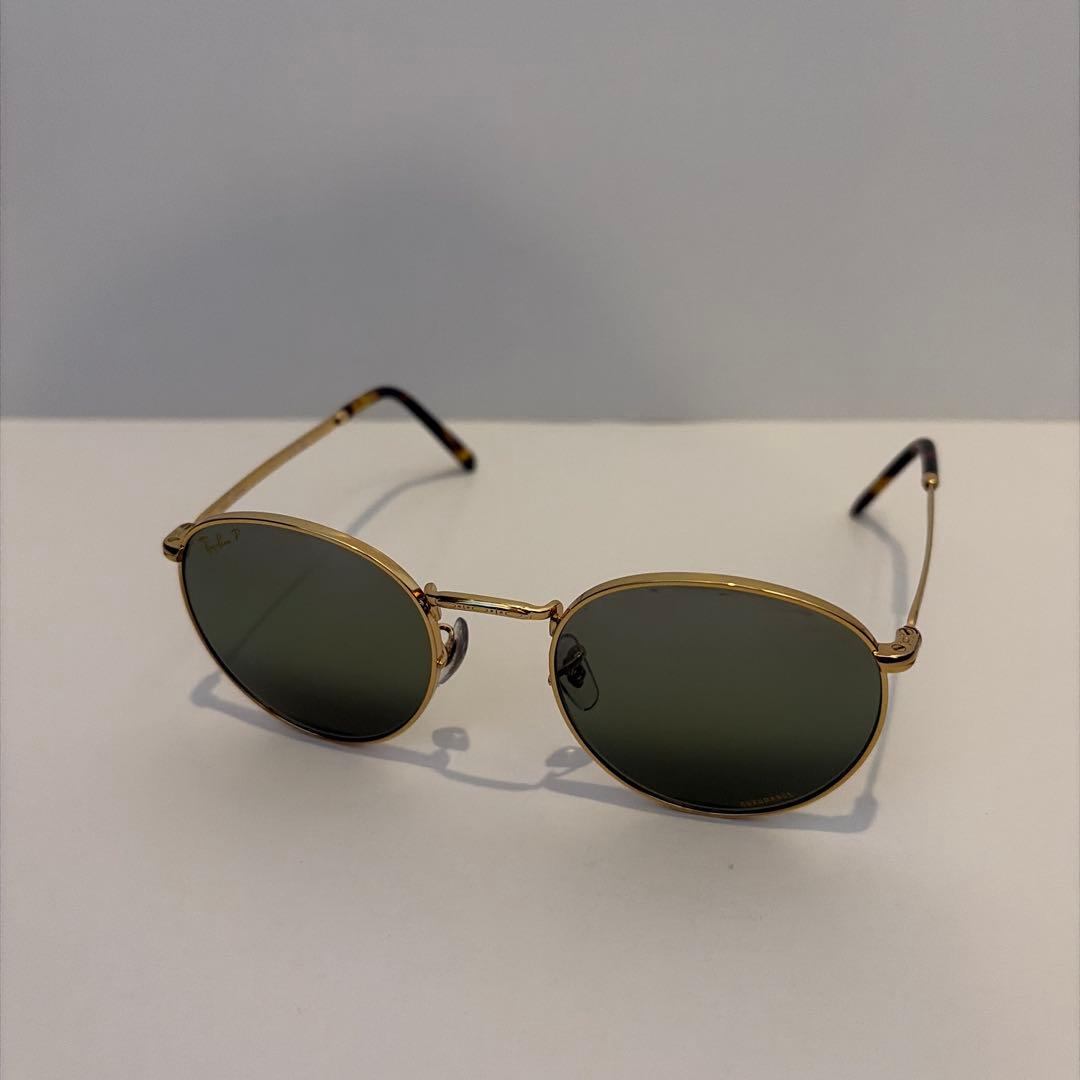 Ray-Ban RB3637 9196G4 53NEW ROUND 偏光レンズ