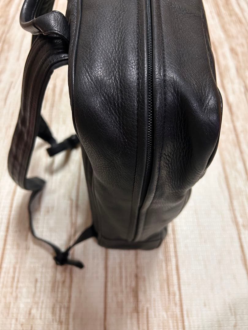 objects.io バックパック ミディアム　ブラック　防水レザー　土屋鞄