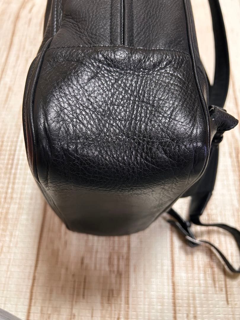 objects.io バックパック ミディアム　ブラック　防水レザー　土屋鞄