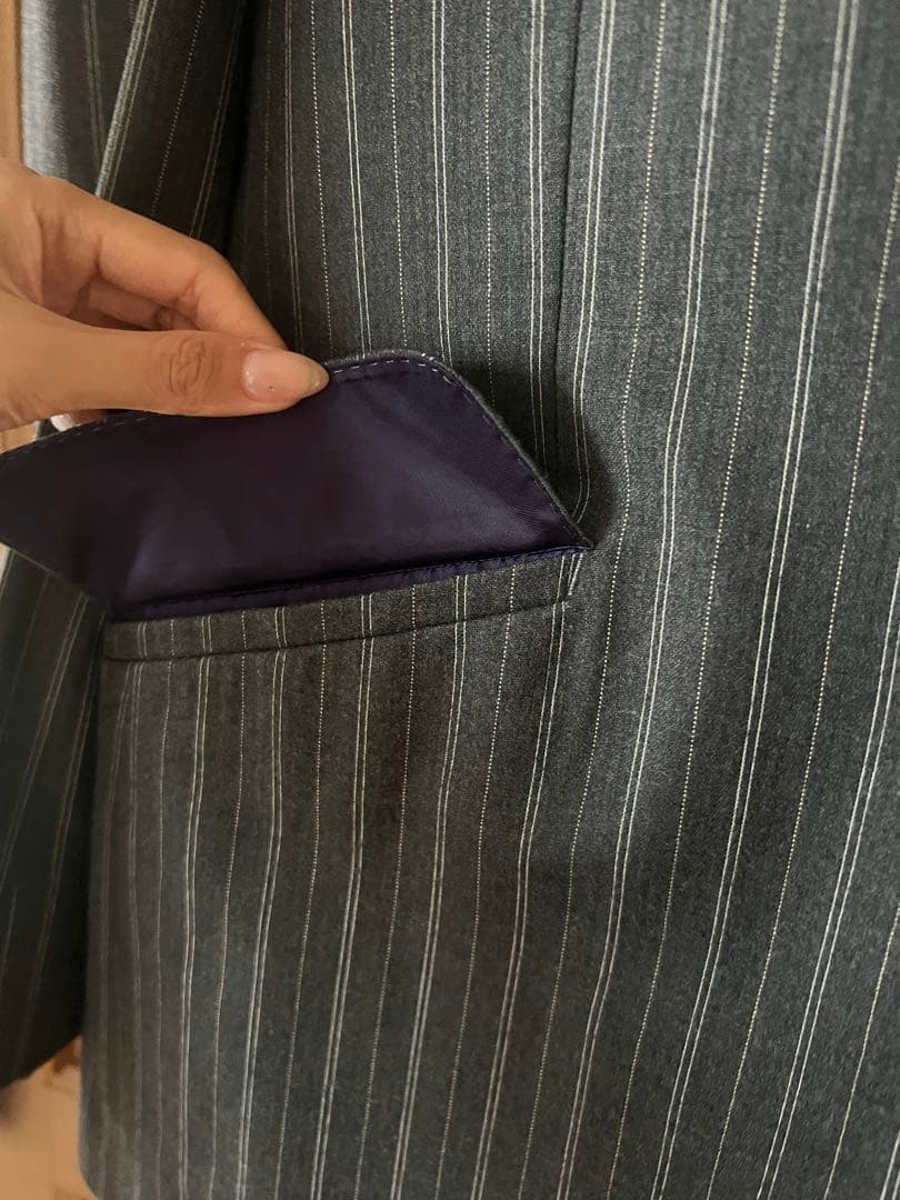 Paul Smith ストライプ ビジネススーツ グレー