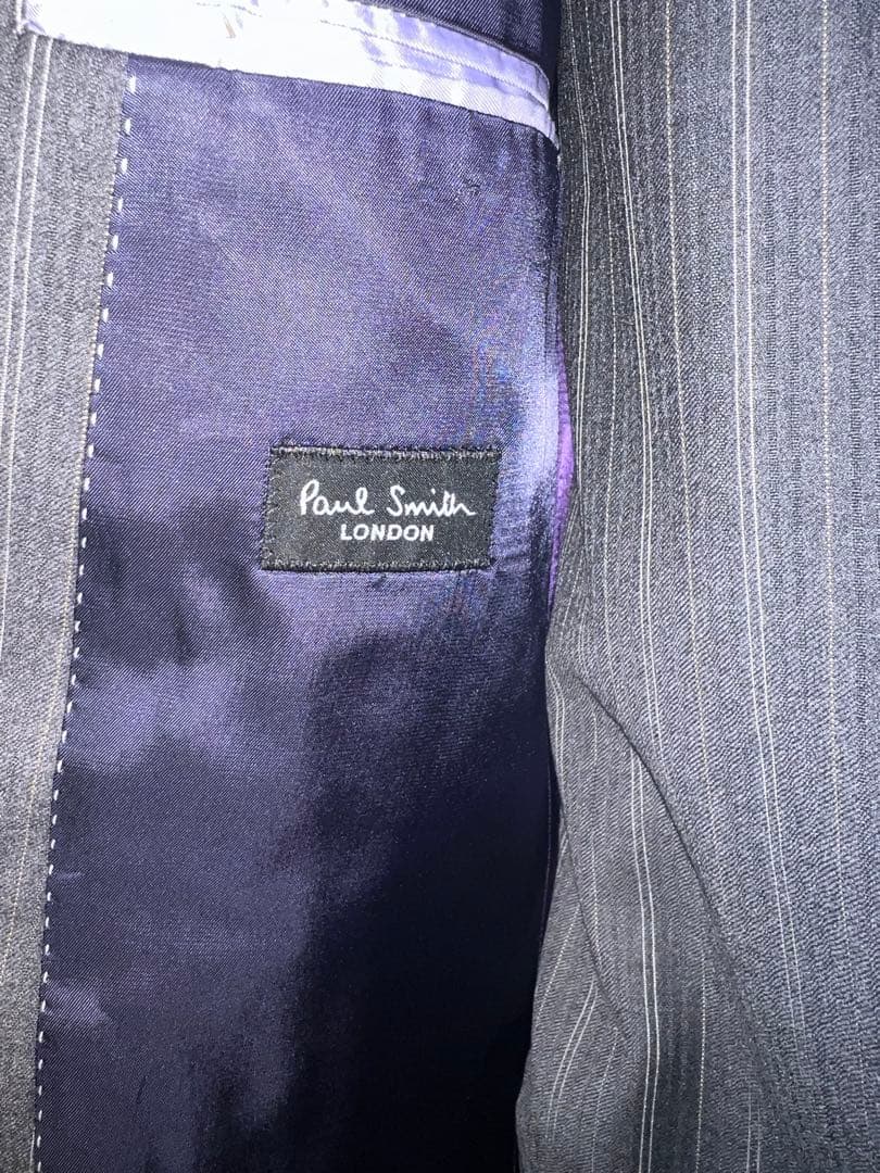 Paul Smith ストライプ ビジネススーツ グレー