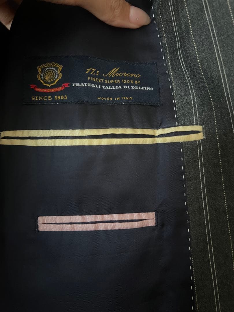 Paul Smith ストライプ ビジネススーツ グレー