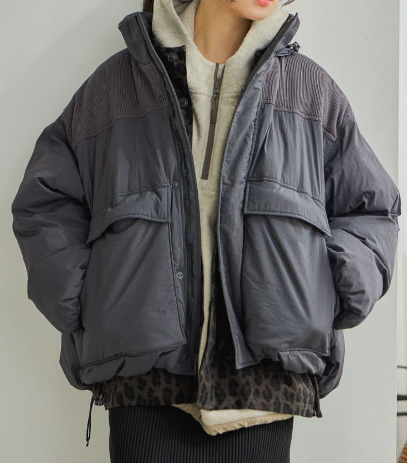 ニコアンド 撥水加工 アライドモンスター切り替えジャケットL