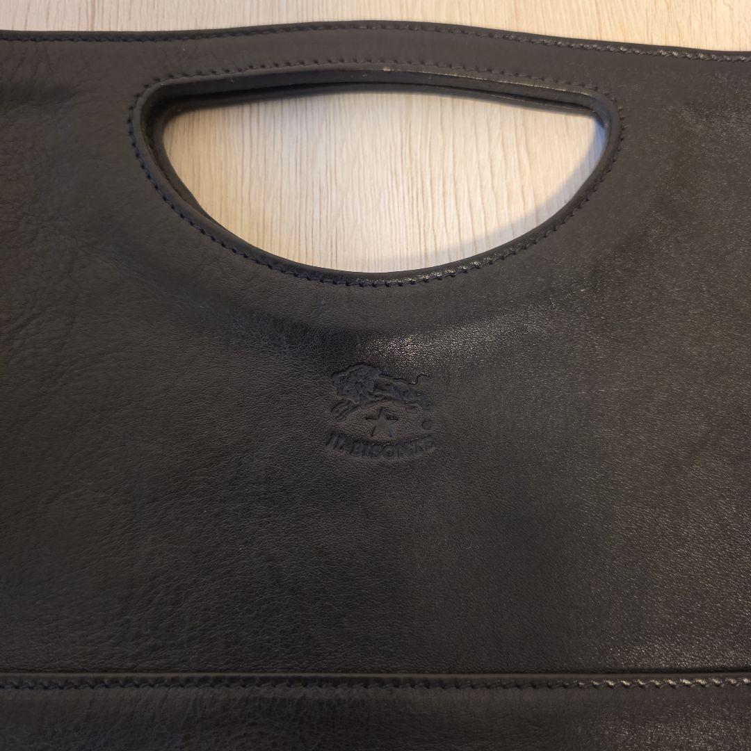 極美品 イルビゾンテ 2way使用可 レザー クラッチバッグ トートバッグ
