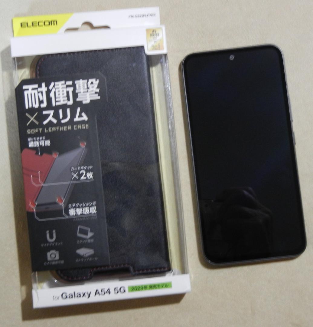 美品 Galaxy A54 5G Andorid 15 SIM Free ケース