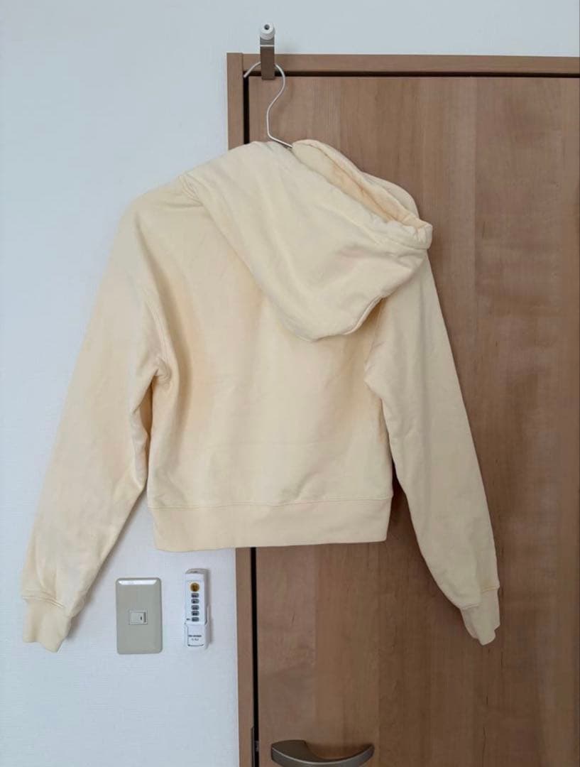 JACQUEMUS ジャックムス ロゴ パーカー クリーム S 正規品 美品