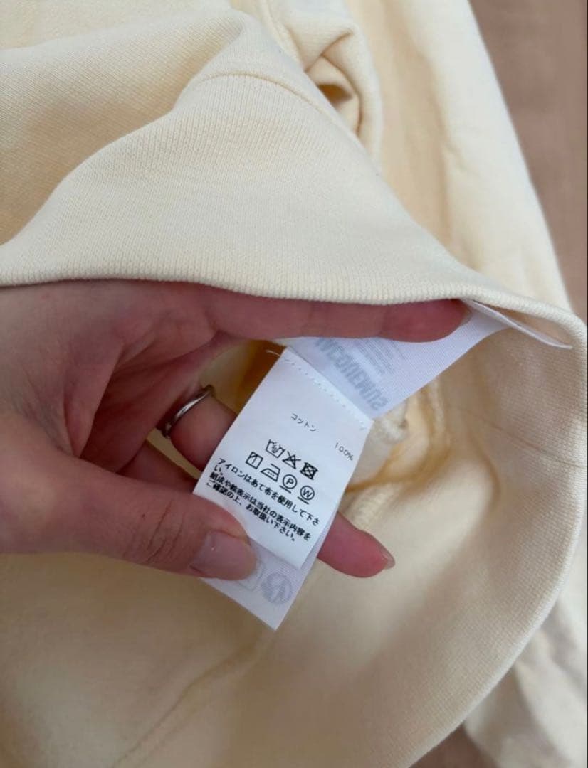 JACQUEMUS ジャックムス ロゴ パーカー クリーム S 正規品 美品