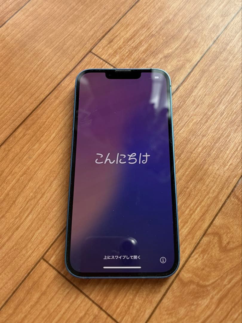 iPhone 13 256GB ブルー SIMフリー バッテリー76% 本体のみ