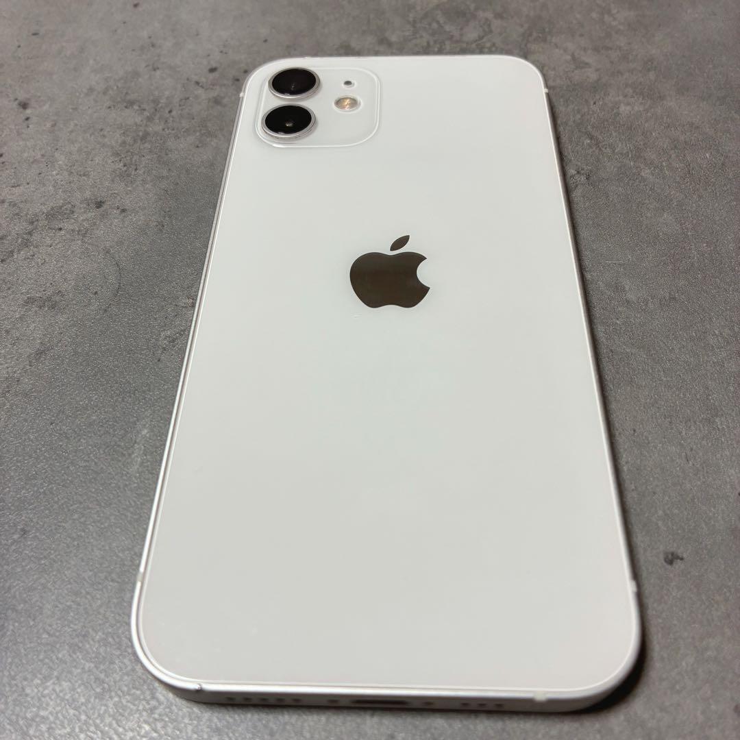 iPhone12 64GB バッテリー残量100% ホワイト SIMフリー