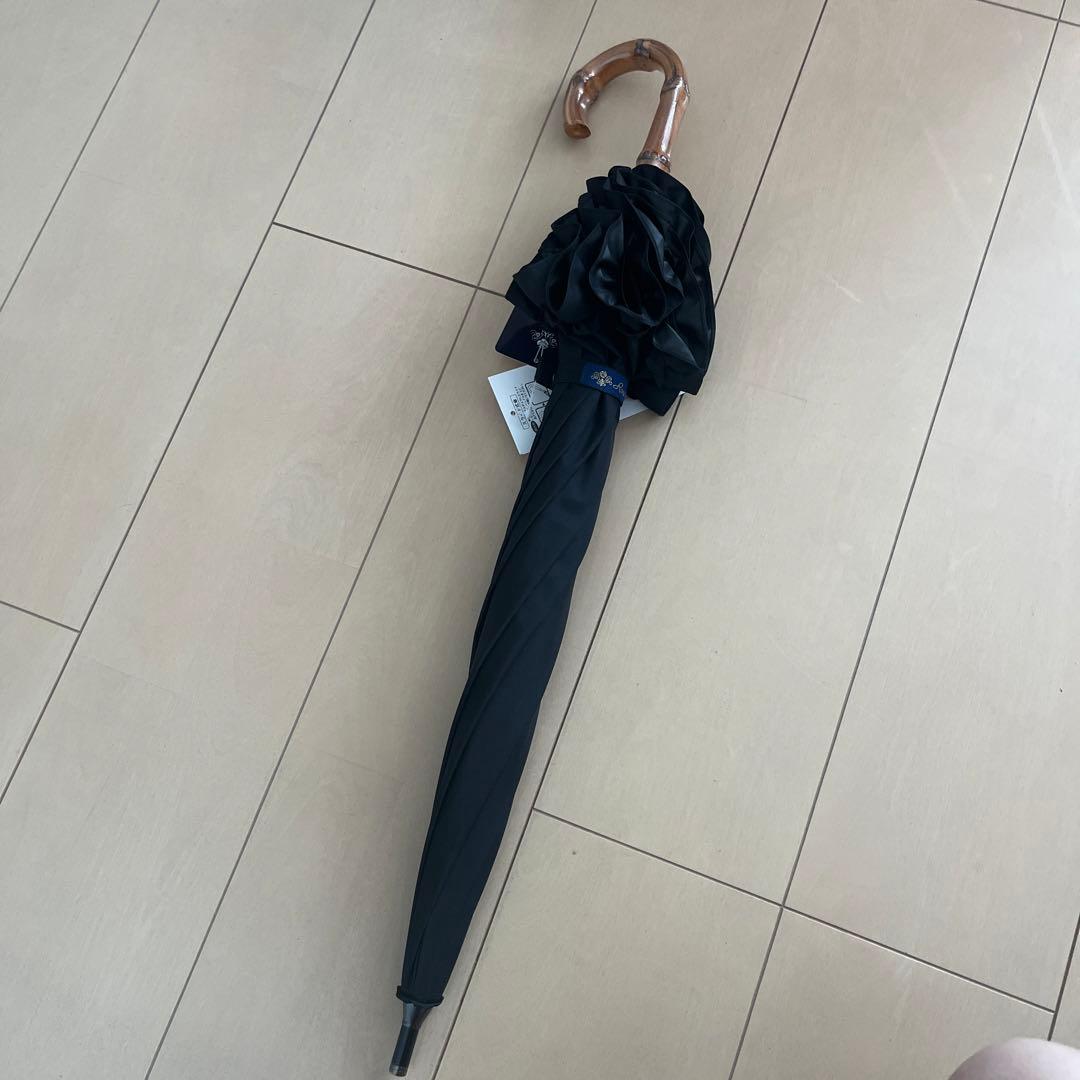 芦屋ロサブランRosa Blanc ＊ 100%遮光フリル日傘