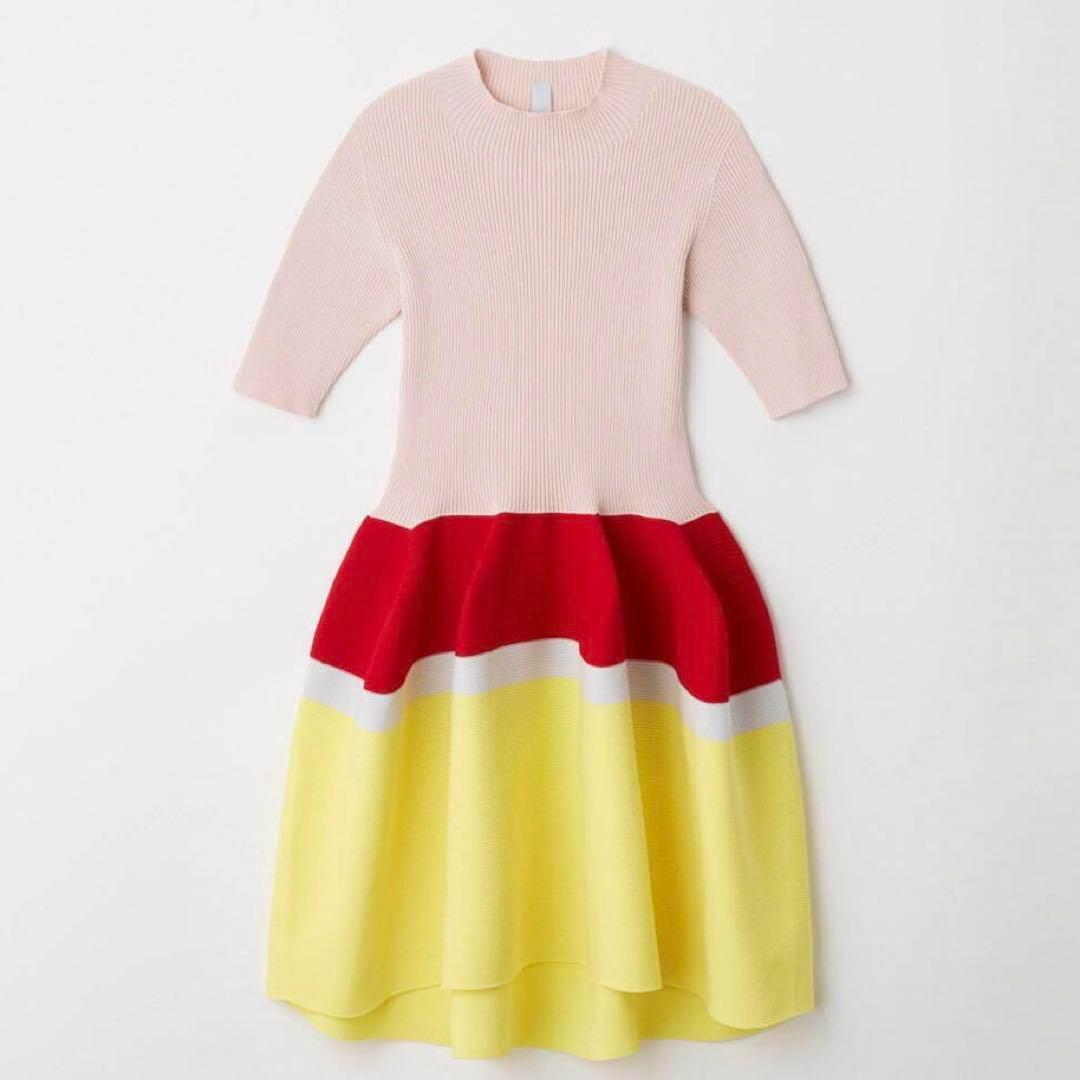 CFCL POTTERY DRESS マルチカラー ニット ワンピース 1 M