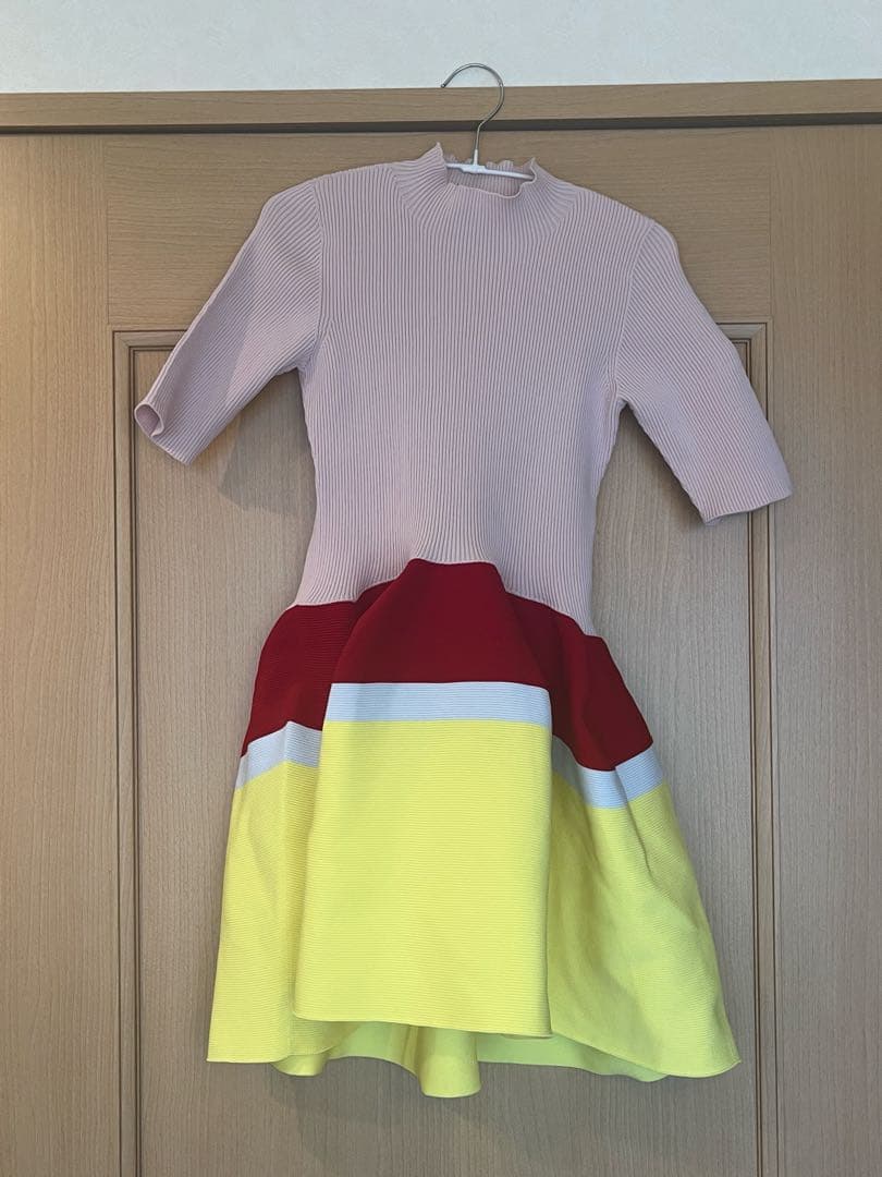 CFCL POTTERY DRESS マルチカラー ニット ワンピース 1 M