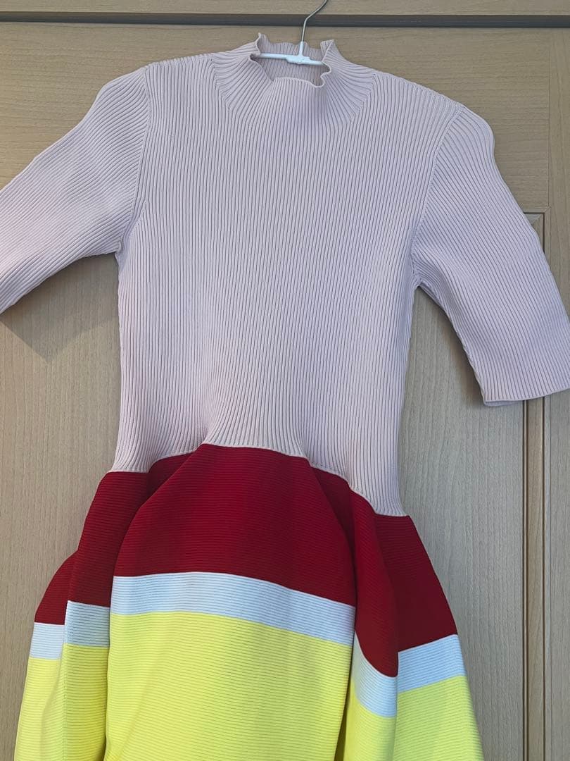 CFCL POTTERY DRESS マルチカラー ニット ワンピース 1 M