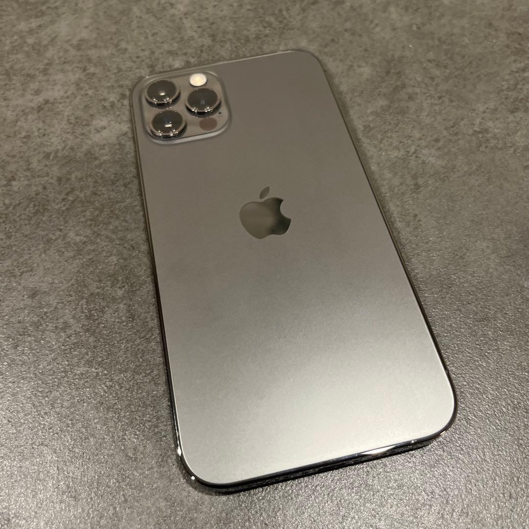 【美品】iPhone 12 ProMAX グレー SIMフリー