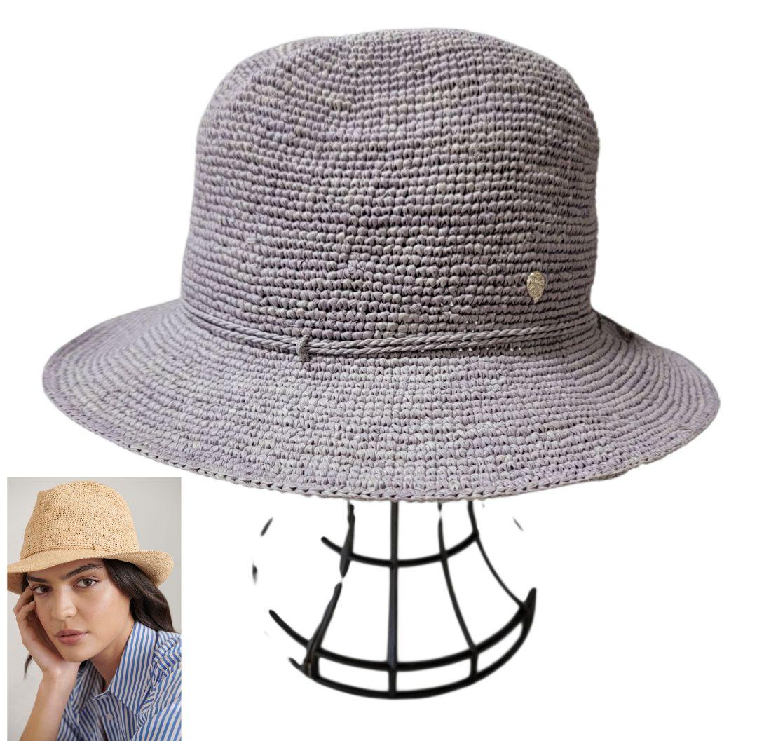 【未使用】ヘレンカミンスキー Fai ファイ F ラフィアハット 麦わら帽子