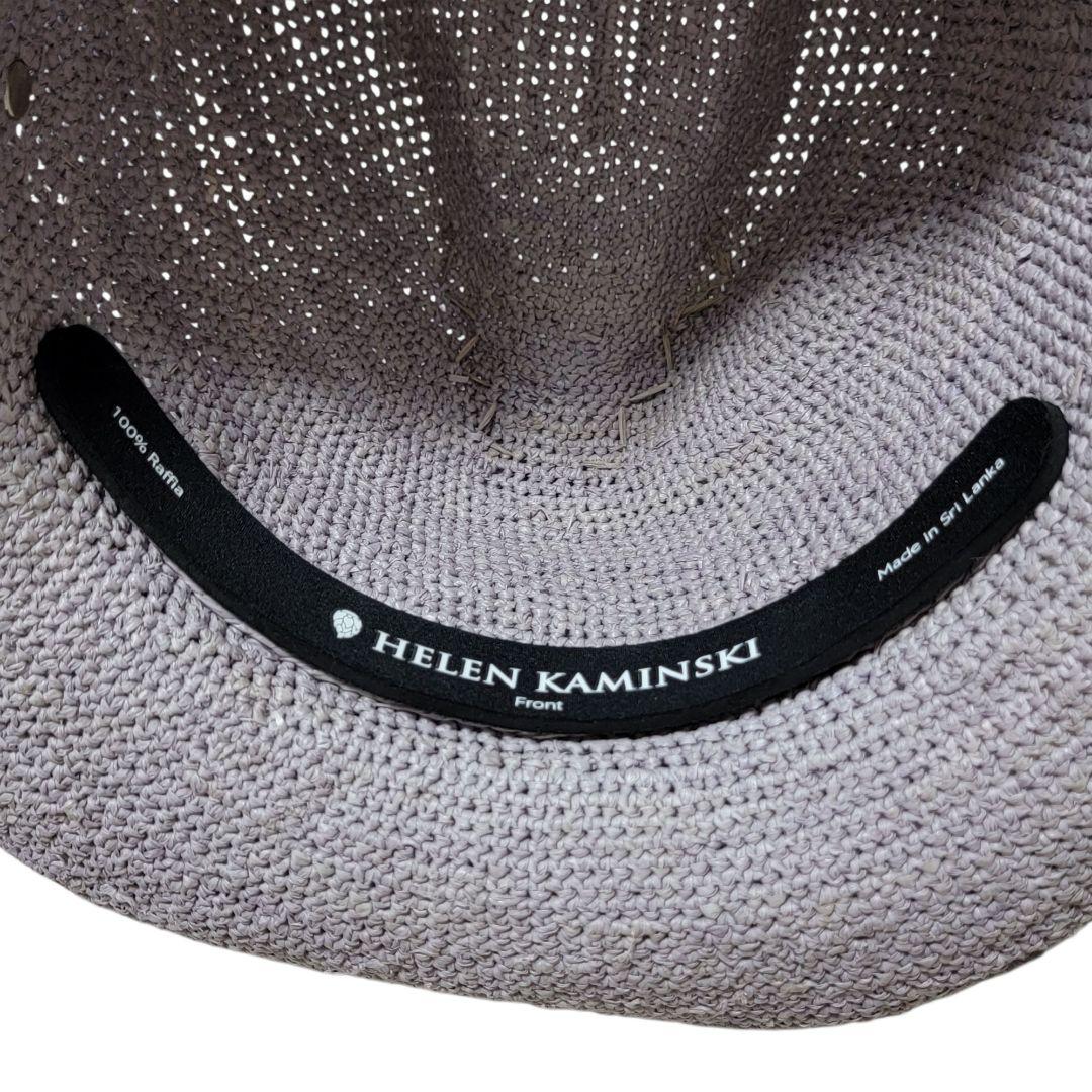 【未使用】ヘレンカミンスキー Fai ファイ F ラフィアハット 麦わら帽子