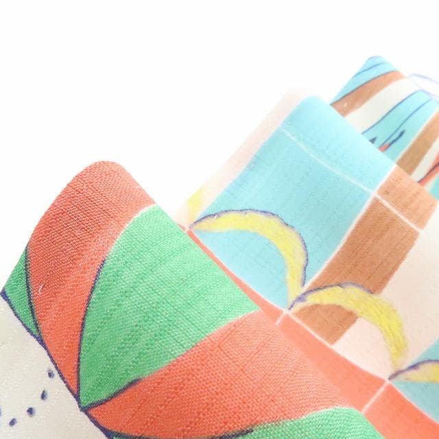 Y3038◆美品 洗える夏着物 tsumori chisato 薄物 浴衣