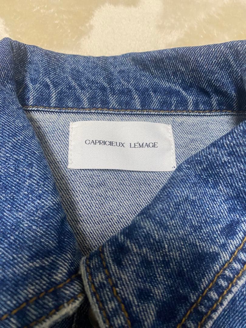 カプリシュレマージュ　デニムカバーオール　ブルー