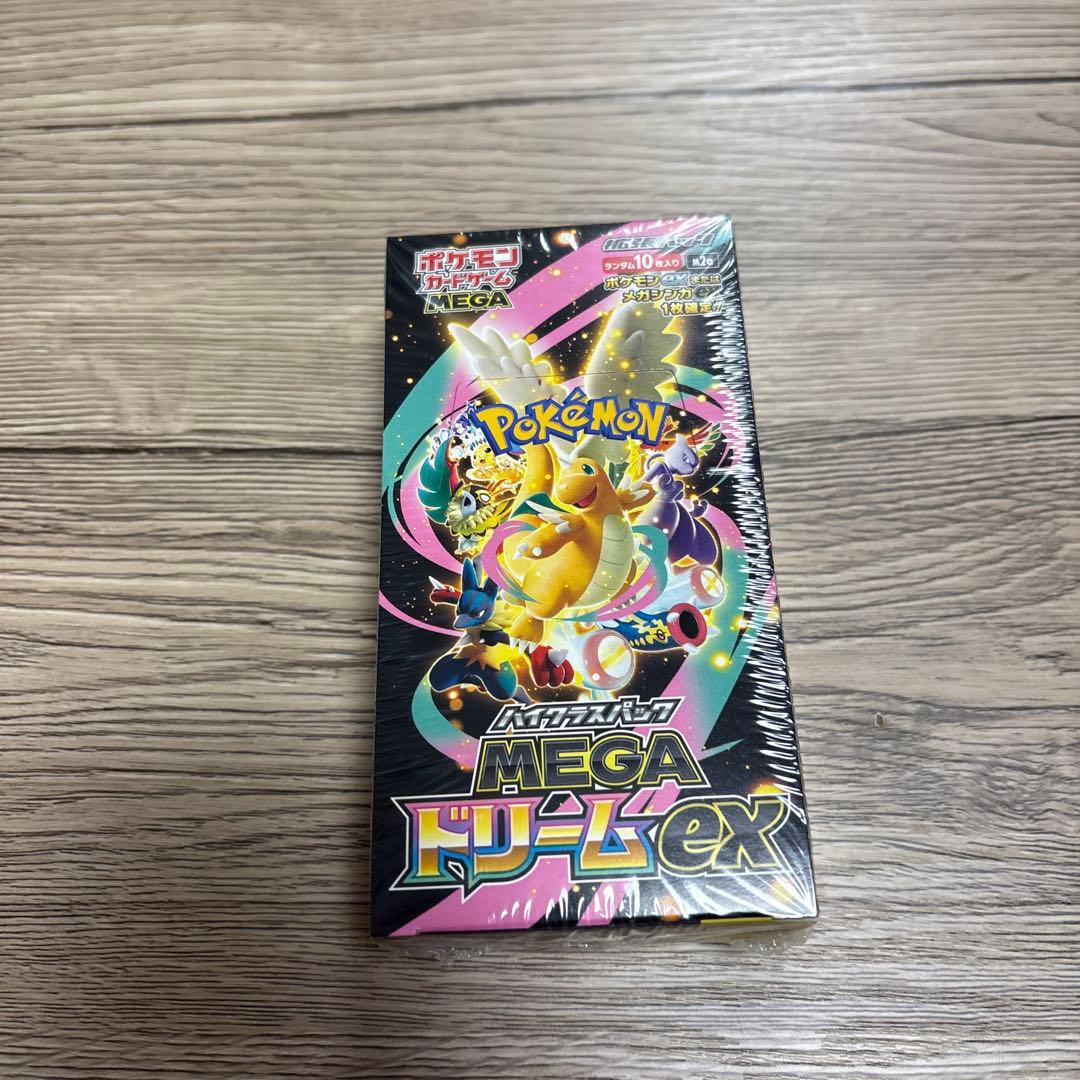 ポケモンカードゲーム MEGAドリームex 1 ボックス シュリン付き