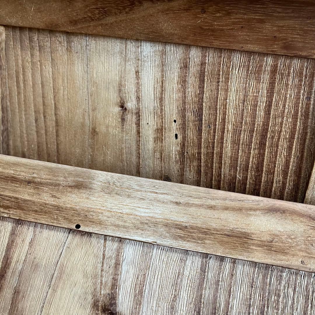 アンティーク チェスト 棚 無垢材 本棚 食器棚 z851