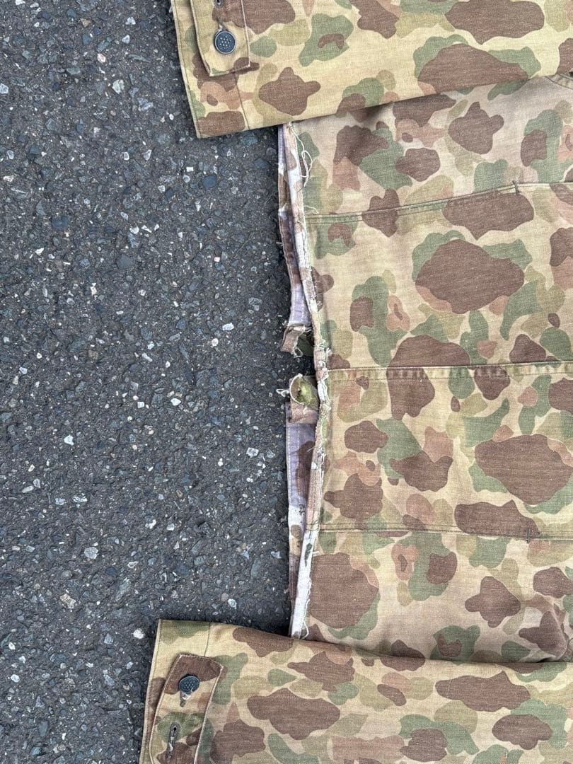 5*2様 40s フロッグスキンカモ ダックハンターカモ HBT ヘリンボーン