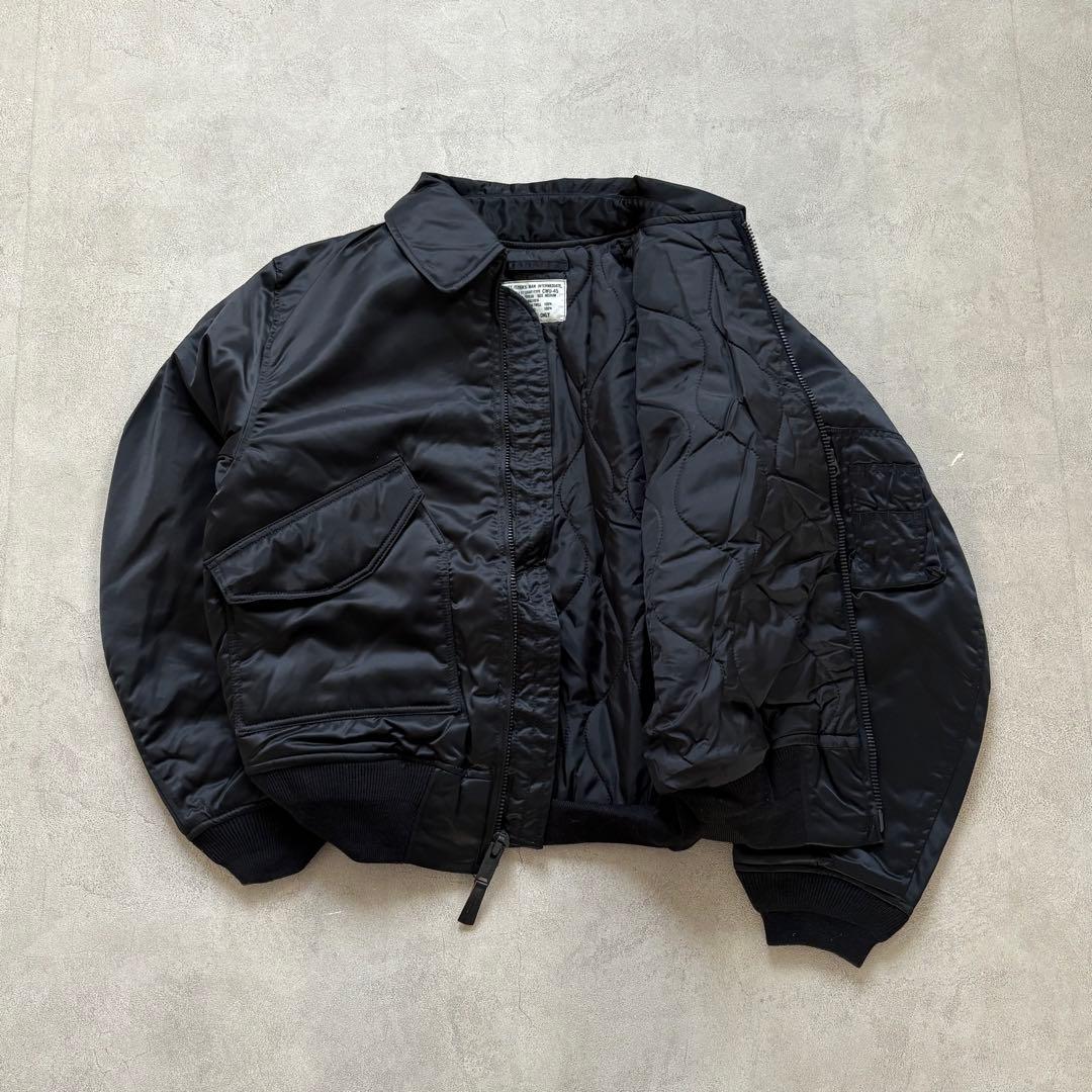 CWU-45/P フライトジャケット M ブラック SCOVILL 米軍 80s