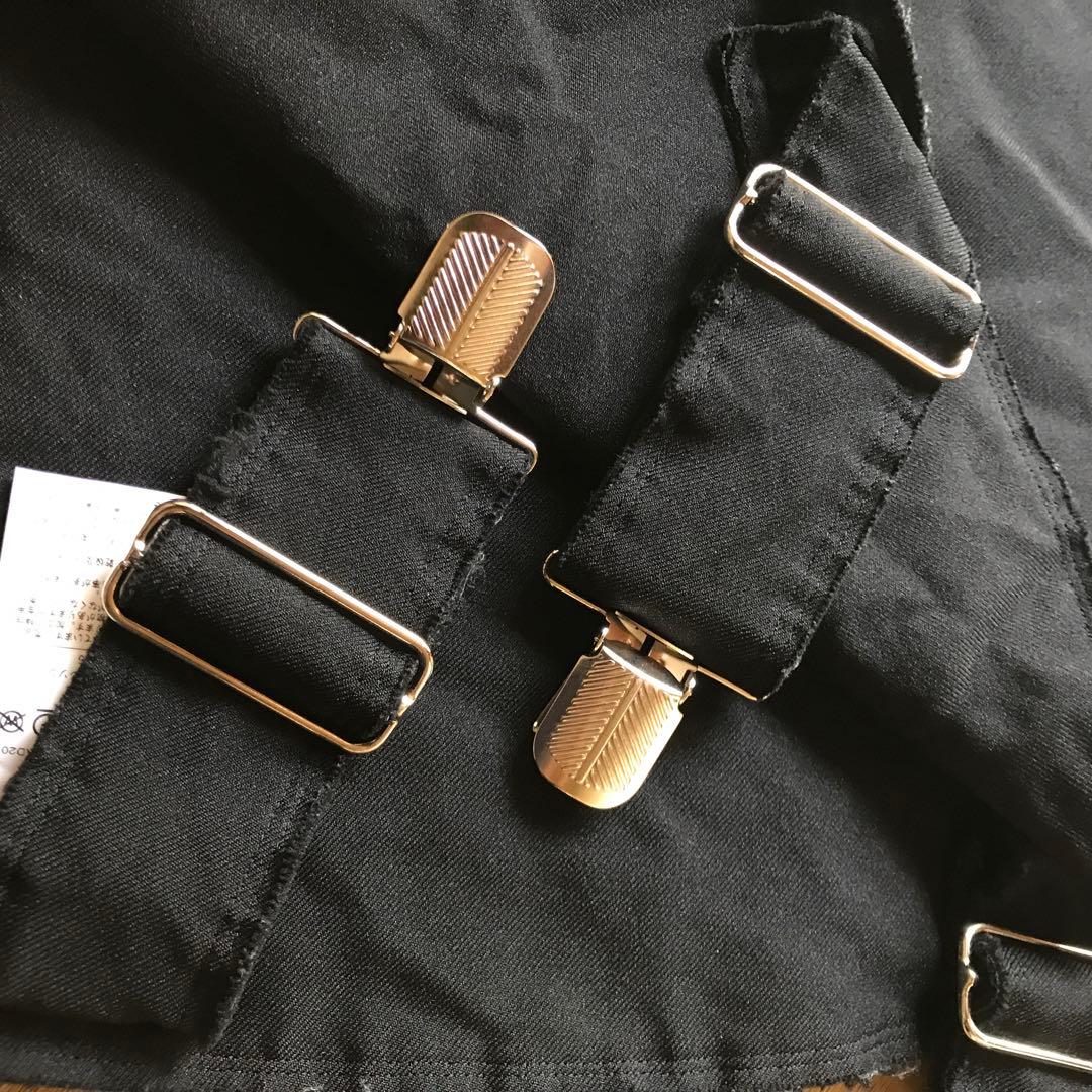 ブラックコムデギャルソン　ハーネスサスペンダーベスト