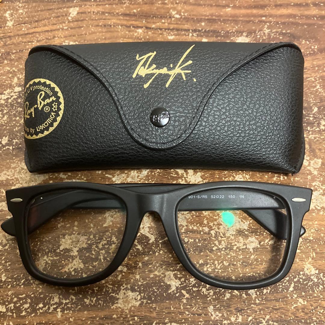K*H様 Ray-Ban RB 2140-F ウェイファーラー ブラック 調光レ