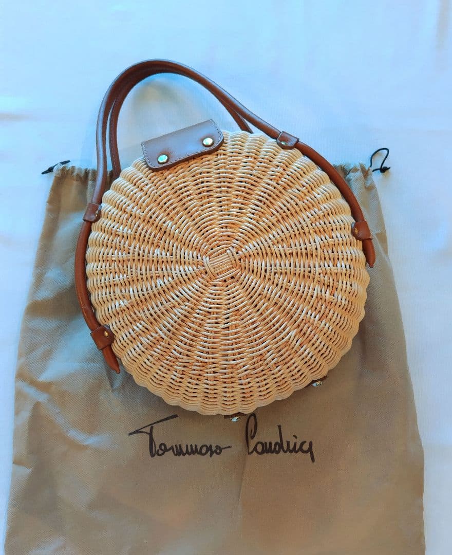 最終お値下げ　TOMMASO CANDRIA　かごバッグ　トーマソカンダリア